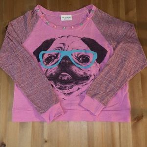 THE CLAS-SIC PUG Crop Long Sleeve Size S